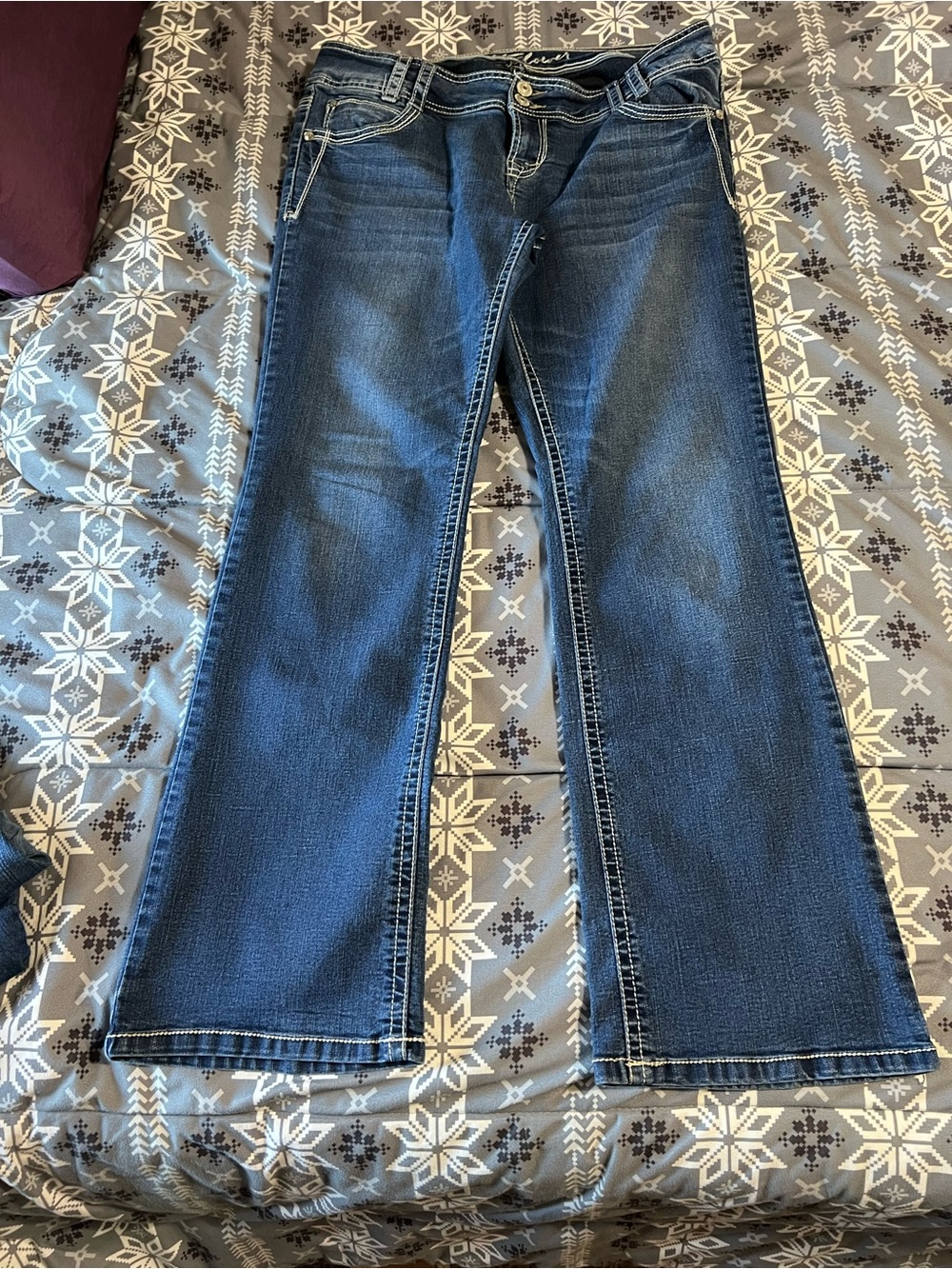 Wallflower Dark Blue Bootcut Jeans